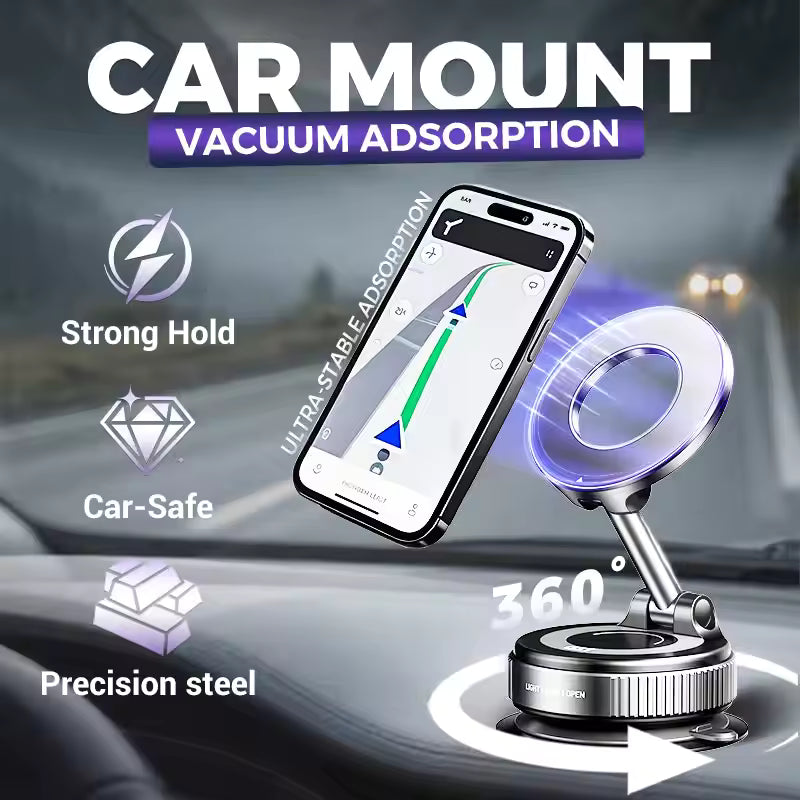 360Β° Ultra-Suction Magnetic Phone Mount