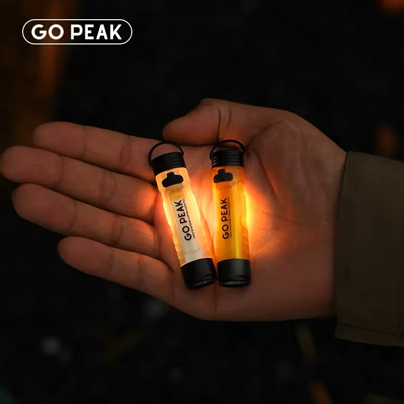 GOPEAK Mini Pocket Flashlight - Keychain & Hat Clip LED