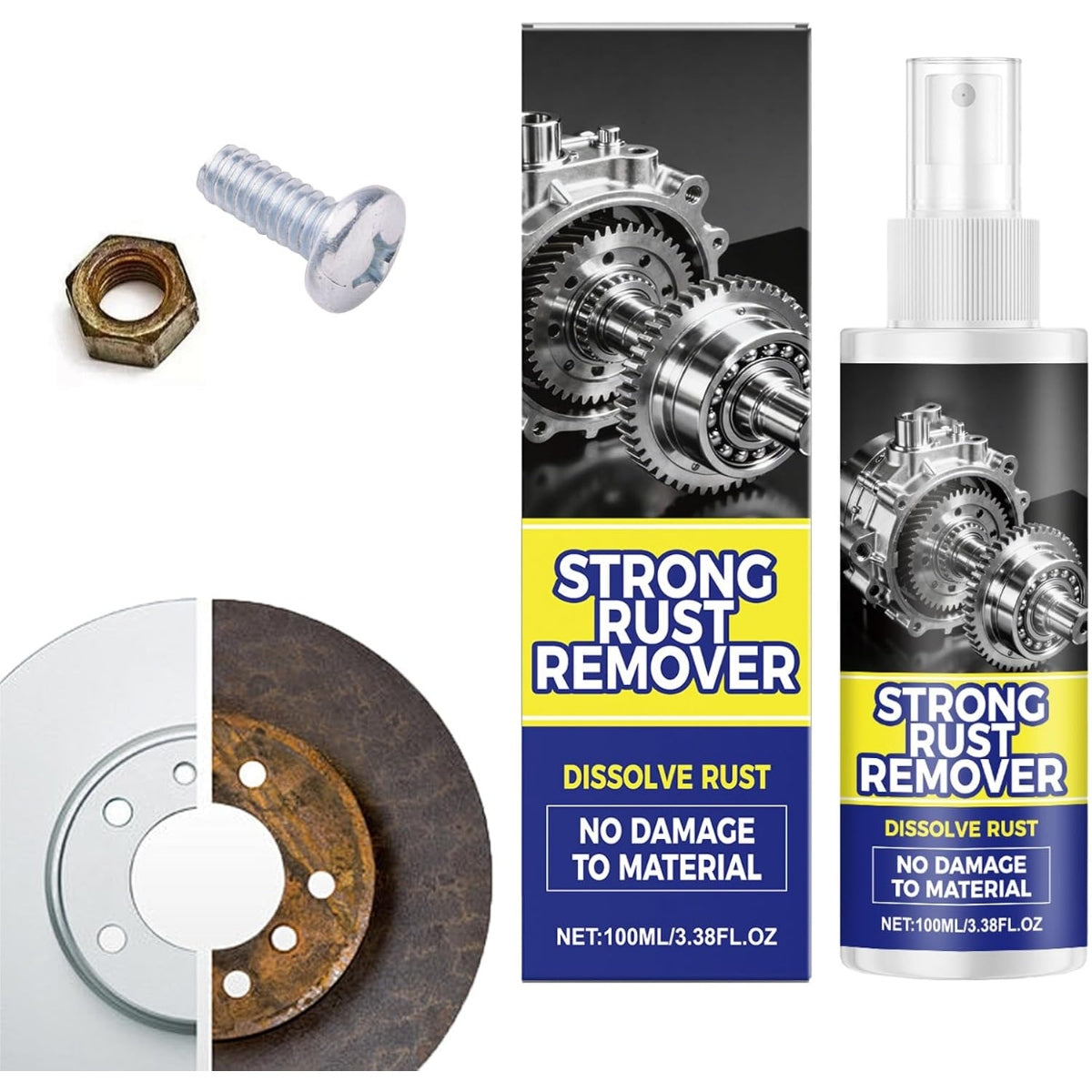 Heavy Duty Multipurpose Rust Remover Spray