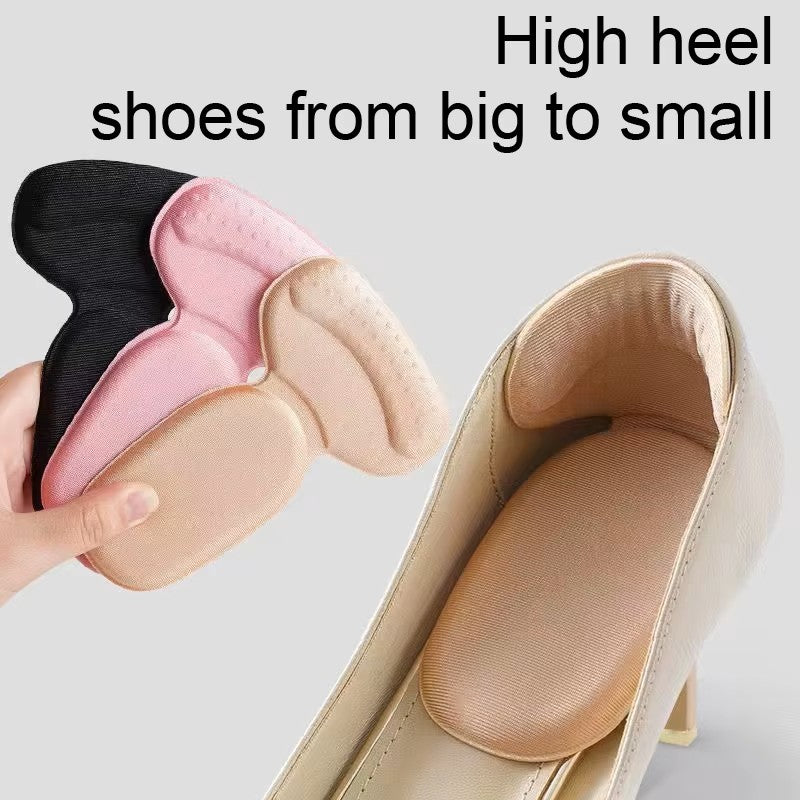 T-Shape Heel Stickers & Shoe Cushions - 2-in-1 High Heel Half Pads - Anti-Wear Anti-Slip Insole