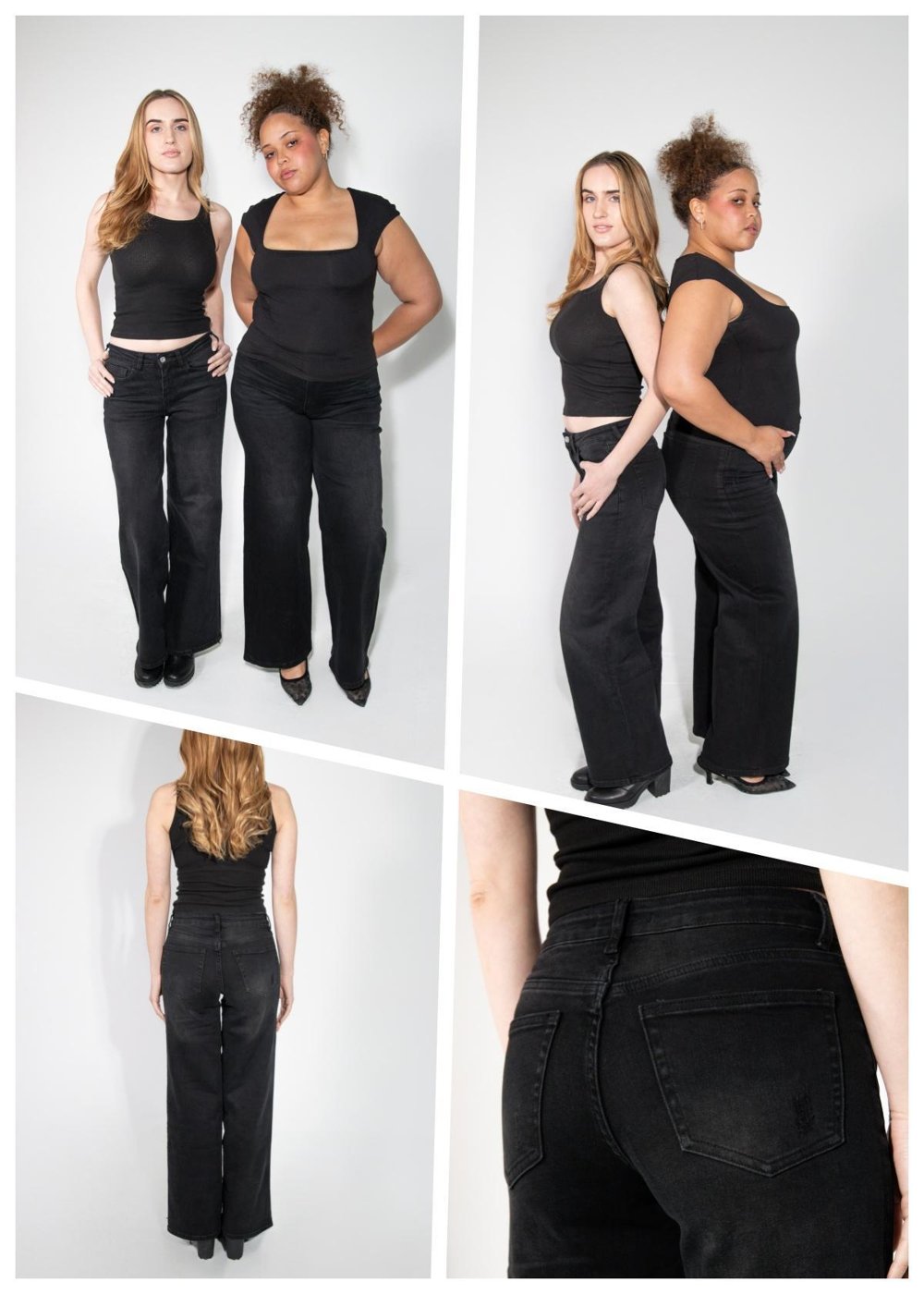 Pomence™ Baggy Wide-Leg Jeans