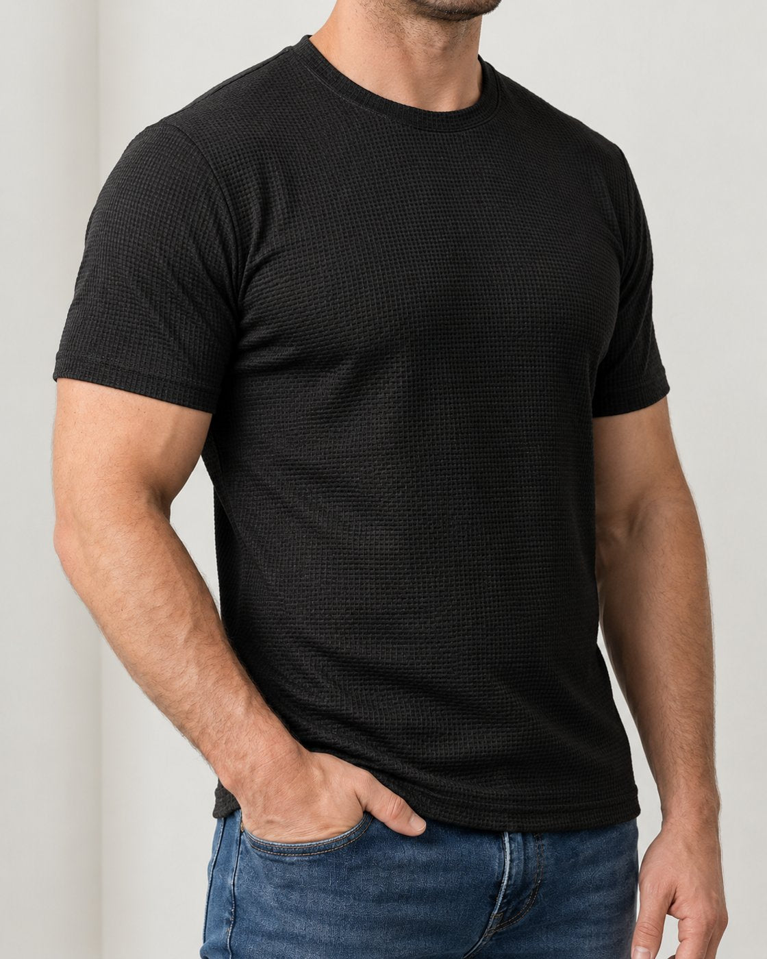 Pomence™ Textured Crew Tee