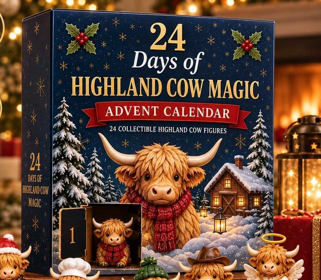 24 unique highland cow figurine designs to collect, festive costumes and characters