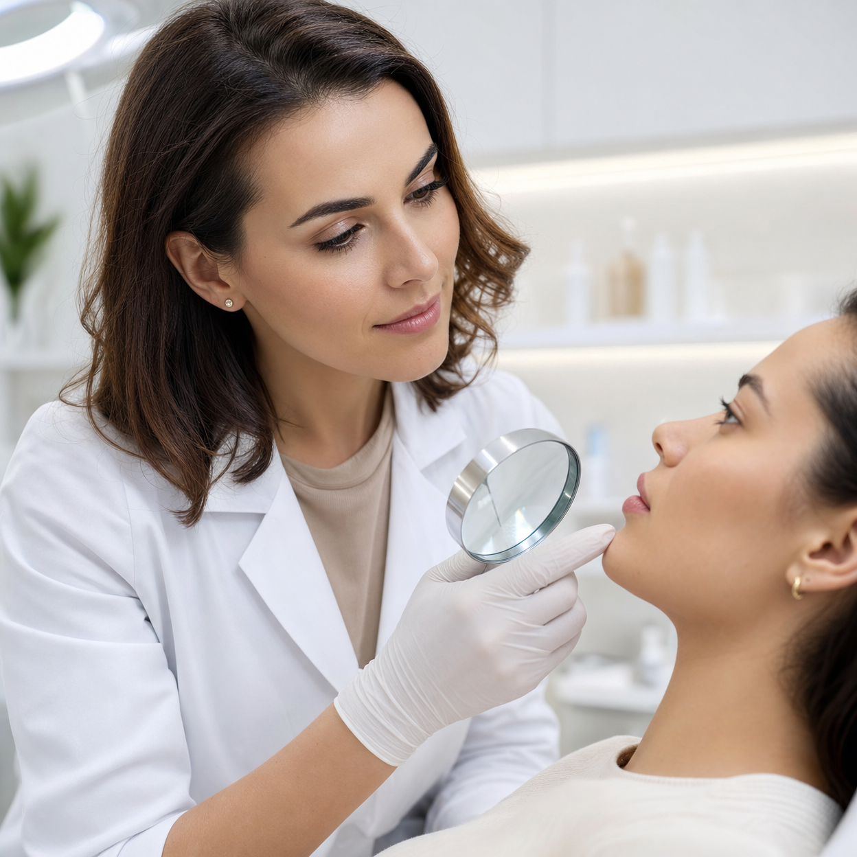 Deep hydrated glossy lips