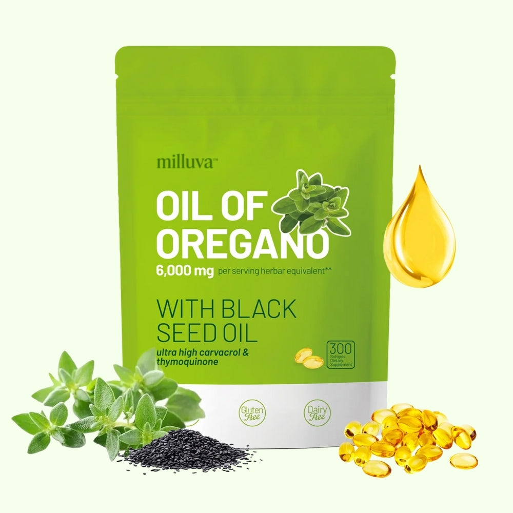 Milluva™ Oil of Oregano & Black Seed Oil