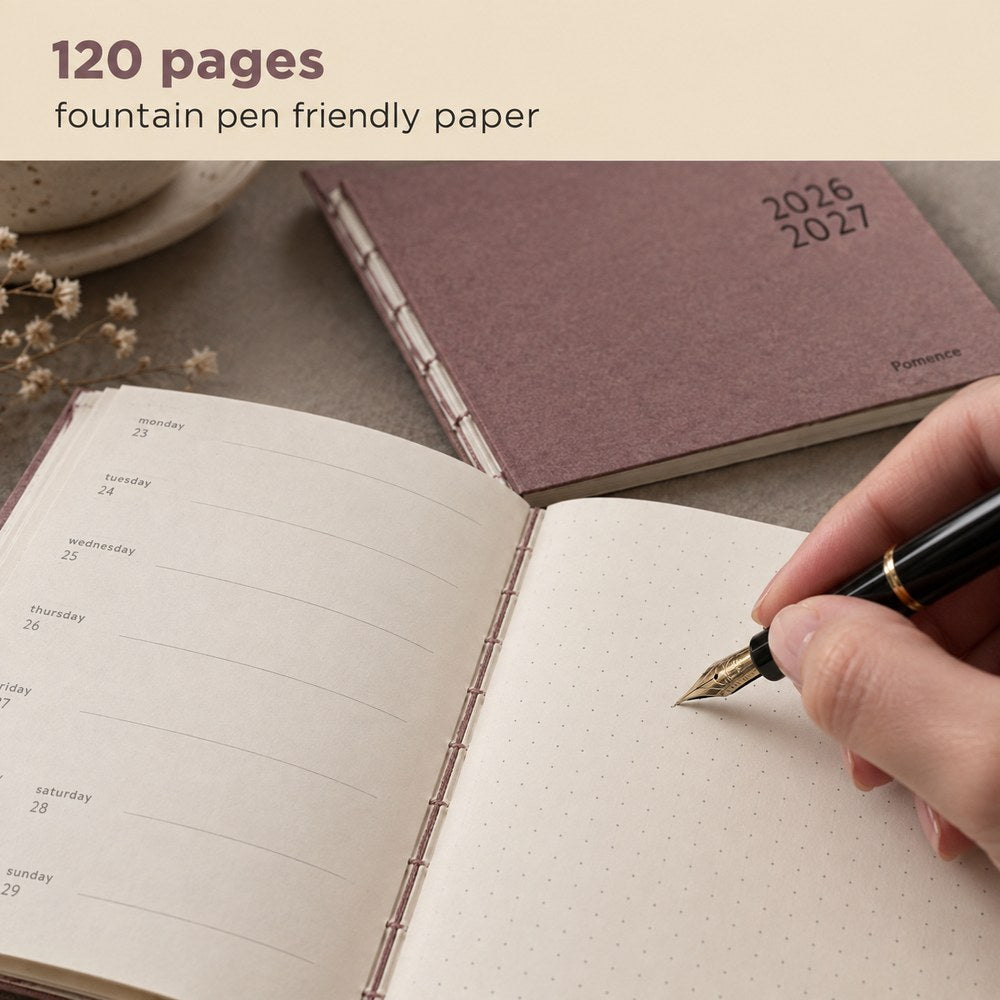 Pomence™ Mid-Year Weekly Planner 2026-2027