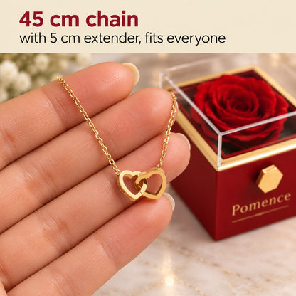 Pomence™ Eternal Rose Box with Heart Necklace — slot4