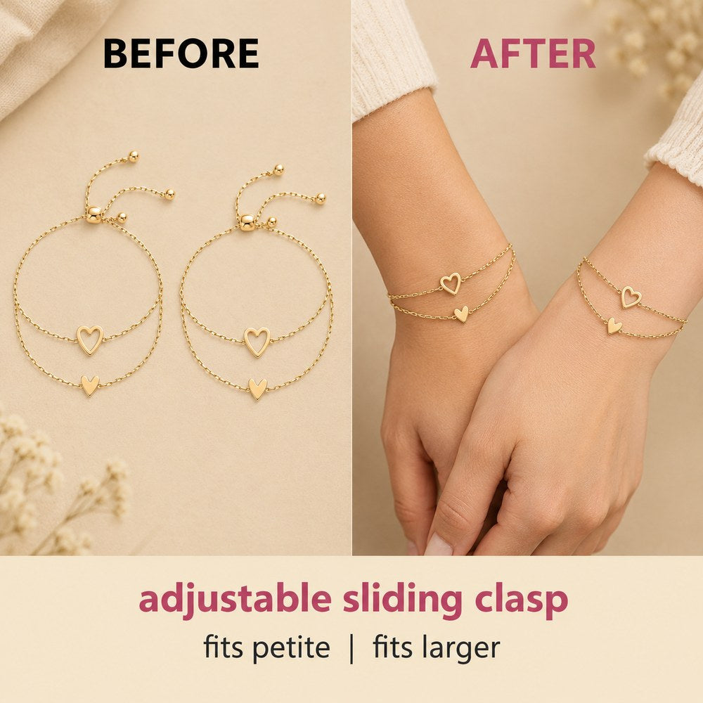 Pomence™ Matching Hearts Bracelet Set — slot3