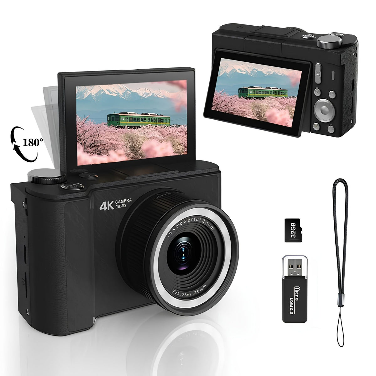 Pomence™ Digital Vlogging Camera
