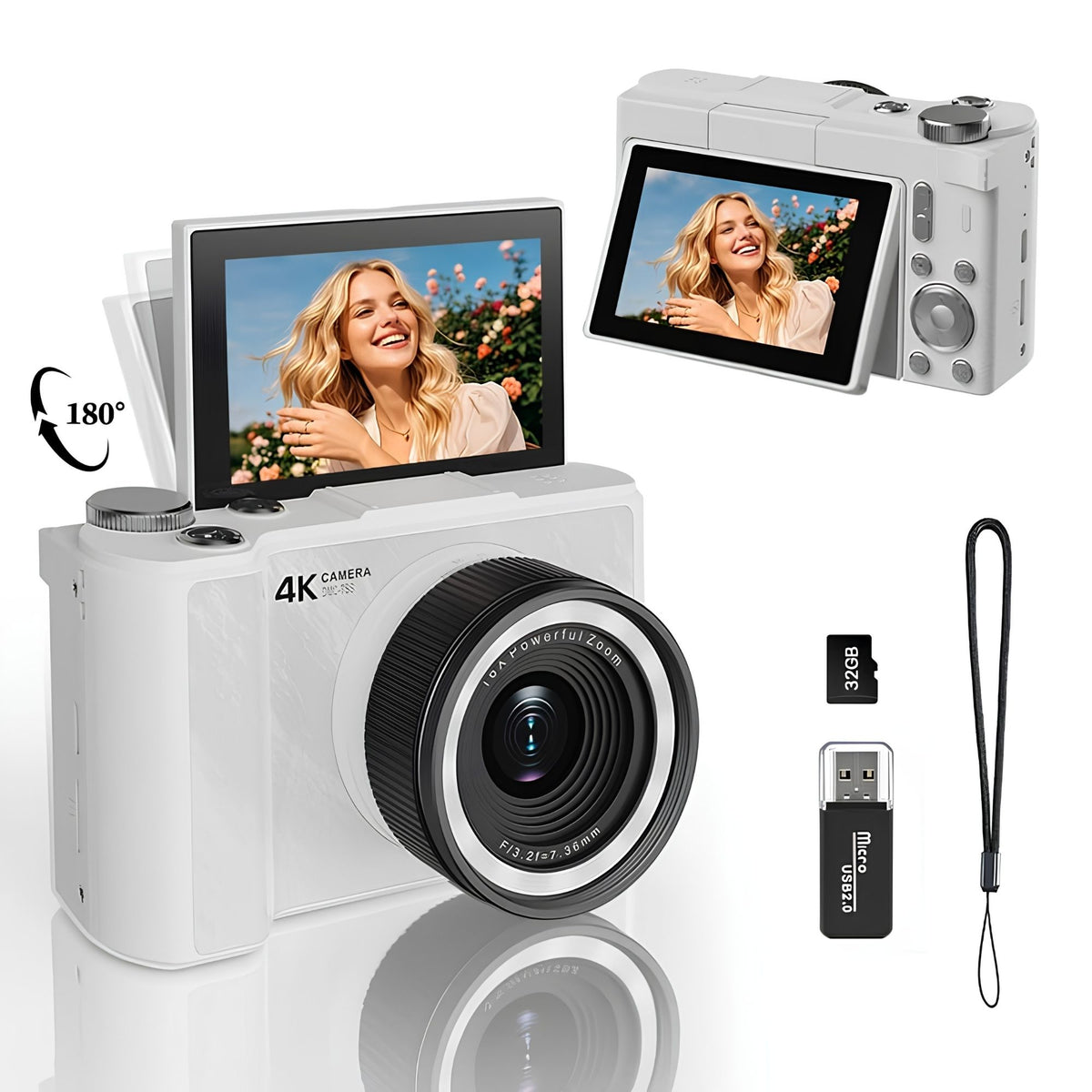 Pomence™ Digital Vlogging Camera