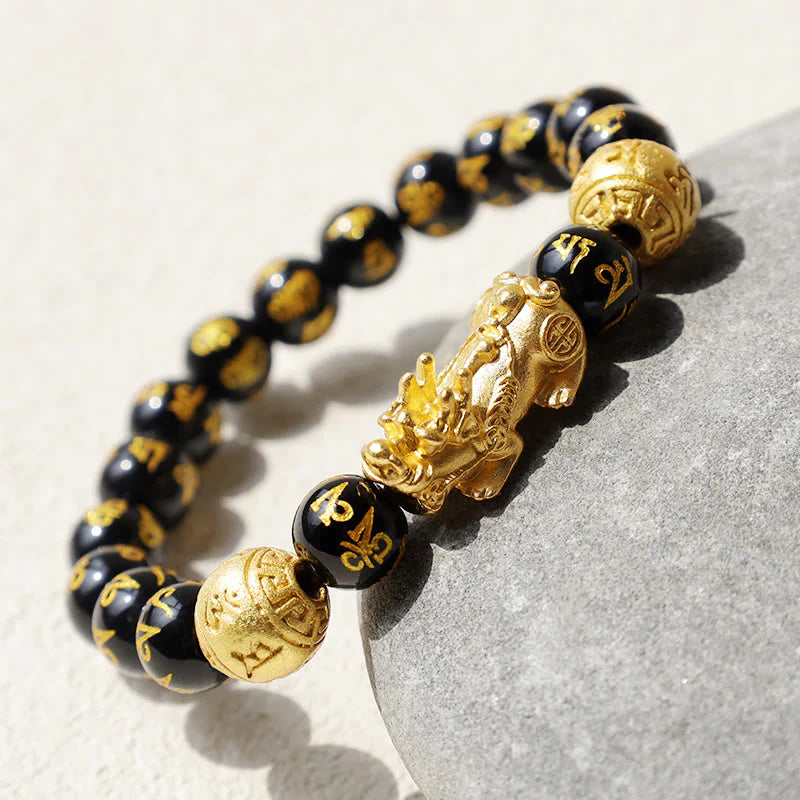 FengShui PiXiu Obsidian Wealth Bracelet VIP