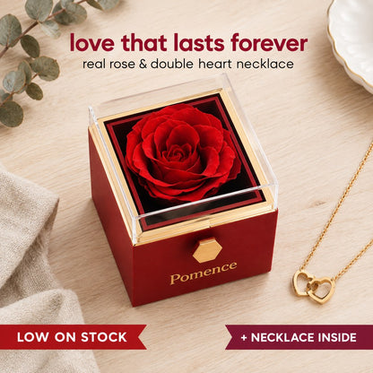 Pomence™ Eternal Rose Box with Heart Necklace — slot1