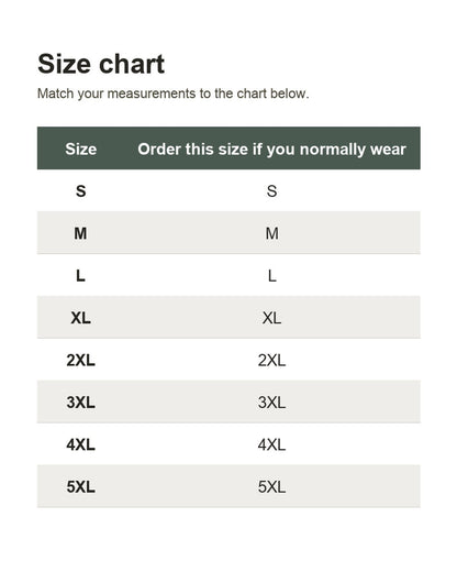 Pomence™ Soft-Touch Band Collar Shirt. Size chart