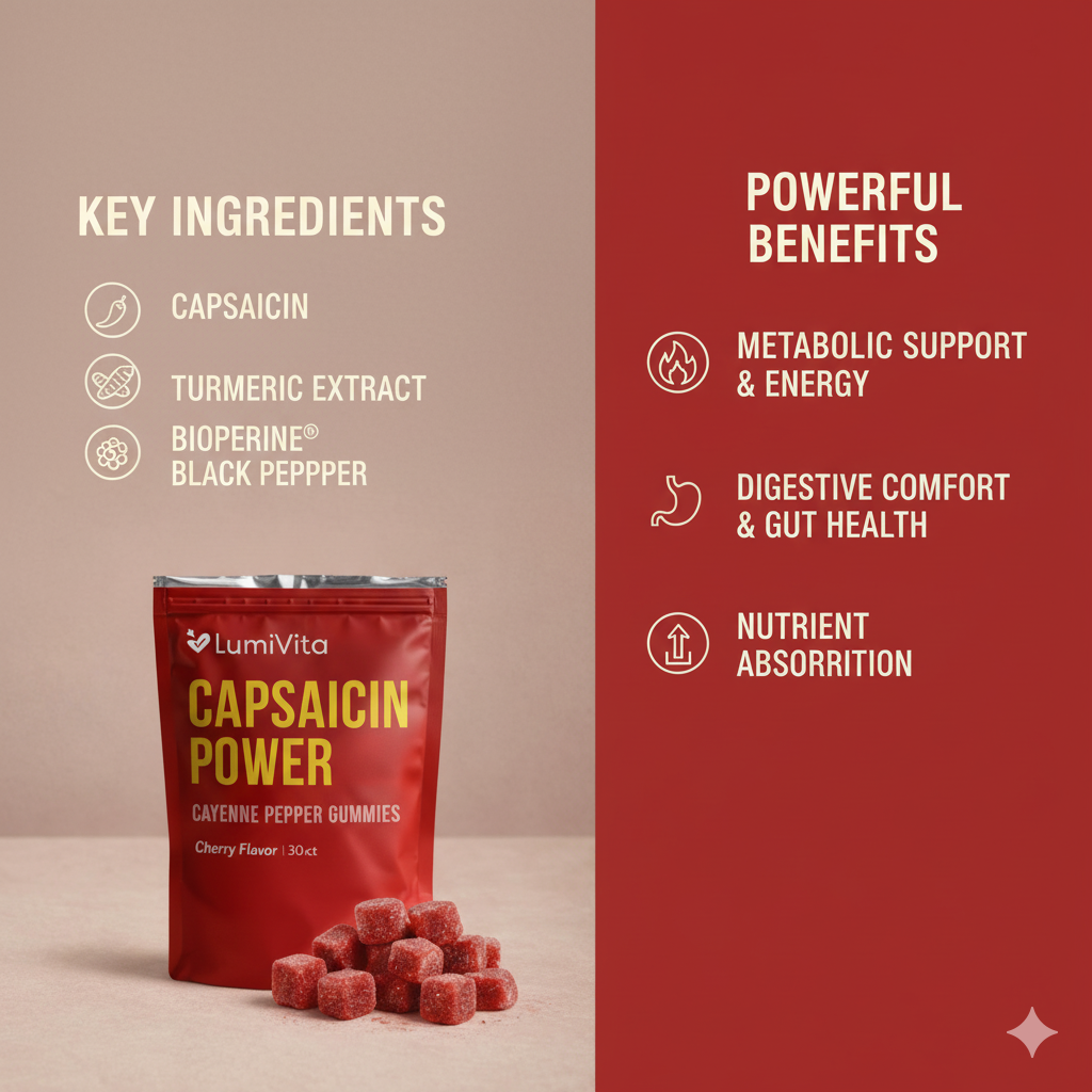 Capsaicin Power - Cayenner Pepper Gummies