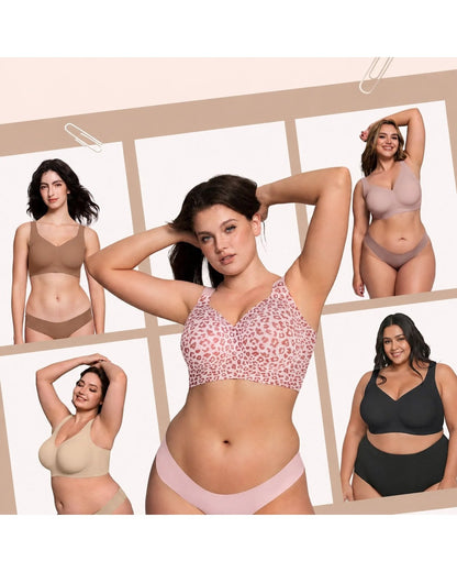 Pomence Jelly Bra Wirefree Full Coverage T-Shirt Bra. Pomence Jelly Bra, fits every cup size