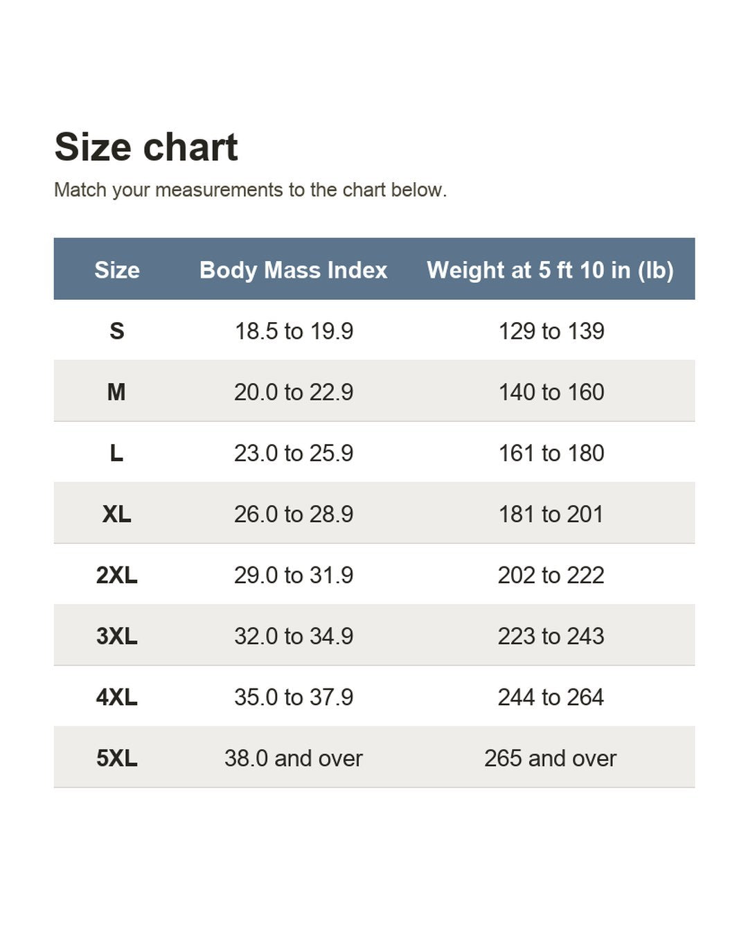 Pomence™ Textured Stretch Polo. Size chart