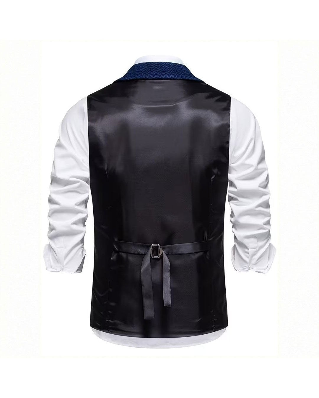 Lancaster Men's Ultra Comfortable Waistcoat. Lancaster Men's Ultra Comfortable Waistcoat, satin back panel with adjustable strap