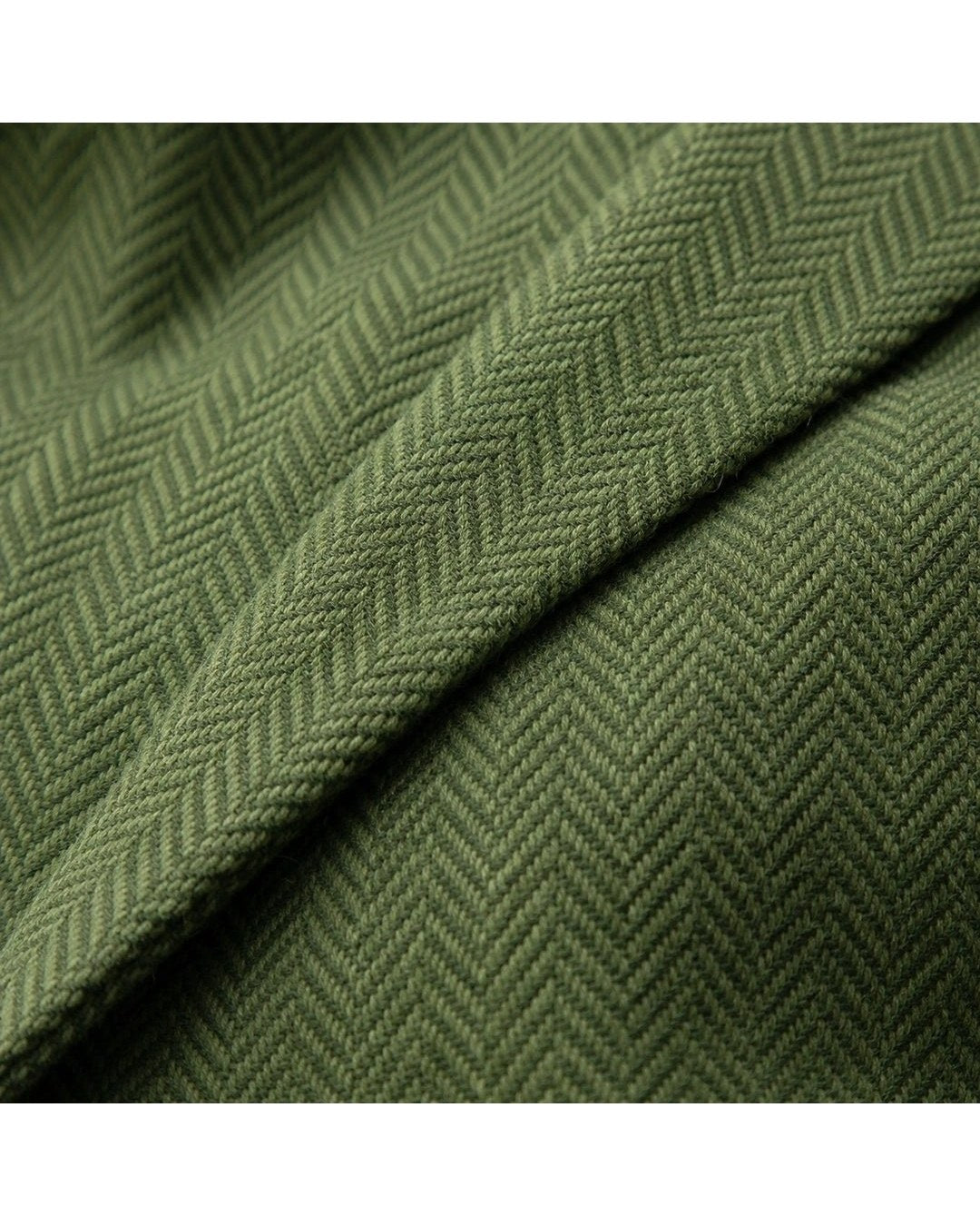 Lancaster Men's Ultra Comfortable Waistcoat. Lancaster Men's Ultra Comfortable Waistcoat, herringbone fabric close-up, Olive Green
