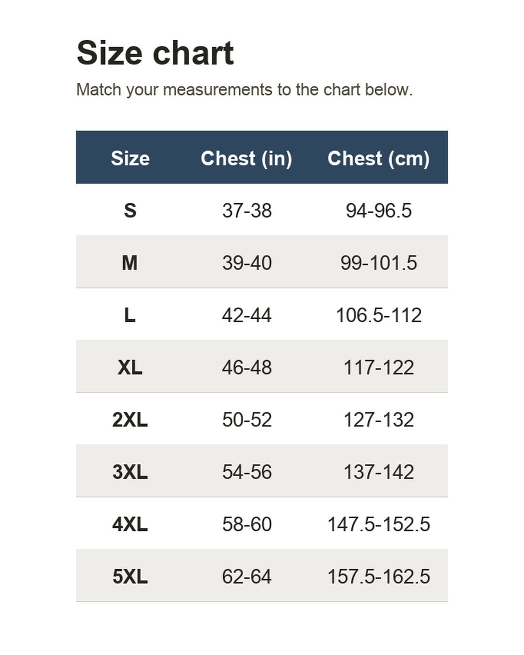 Lancaster Men's Ultra Comfortable Waistcoat. Size chart
