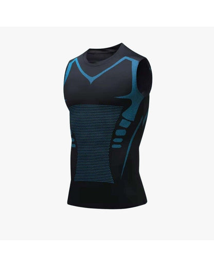 Pomence™ Men's Compression Shaping Tank. Pomence Men's Compression Shaping Tank, Black