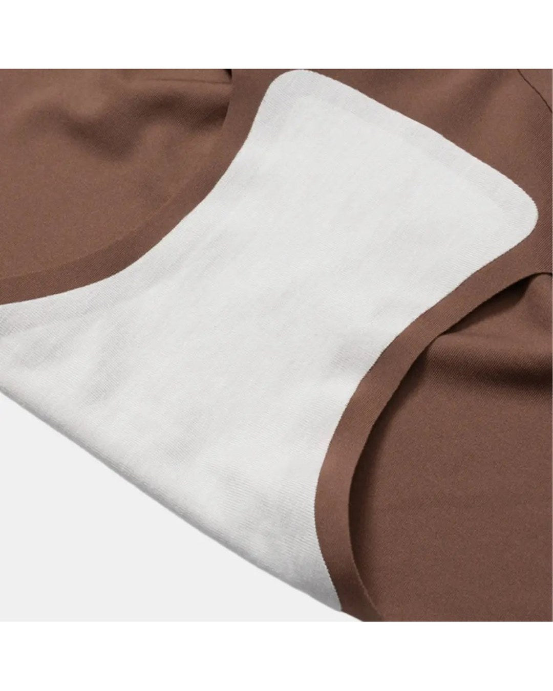 Pomence Women's Seamless High-Waist Panties, 5-Pack. Pomence Seamless High-Waist Panties, gusset lining detail