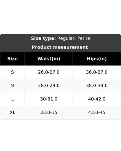 Pomence Women's Seamless High-Waist Panties, 5-Pack. Pomence Seamless High-Waist Panties size chart