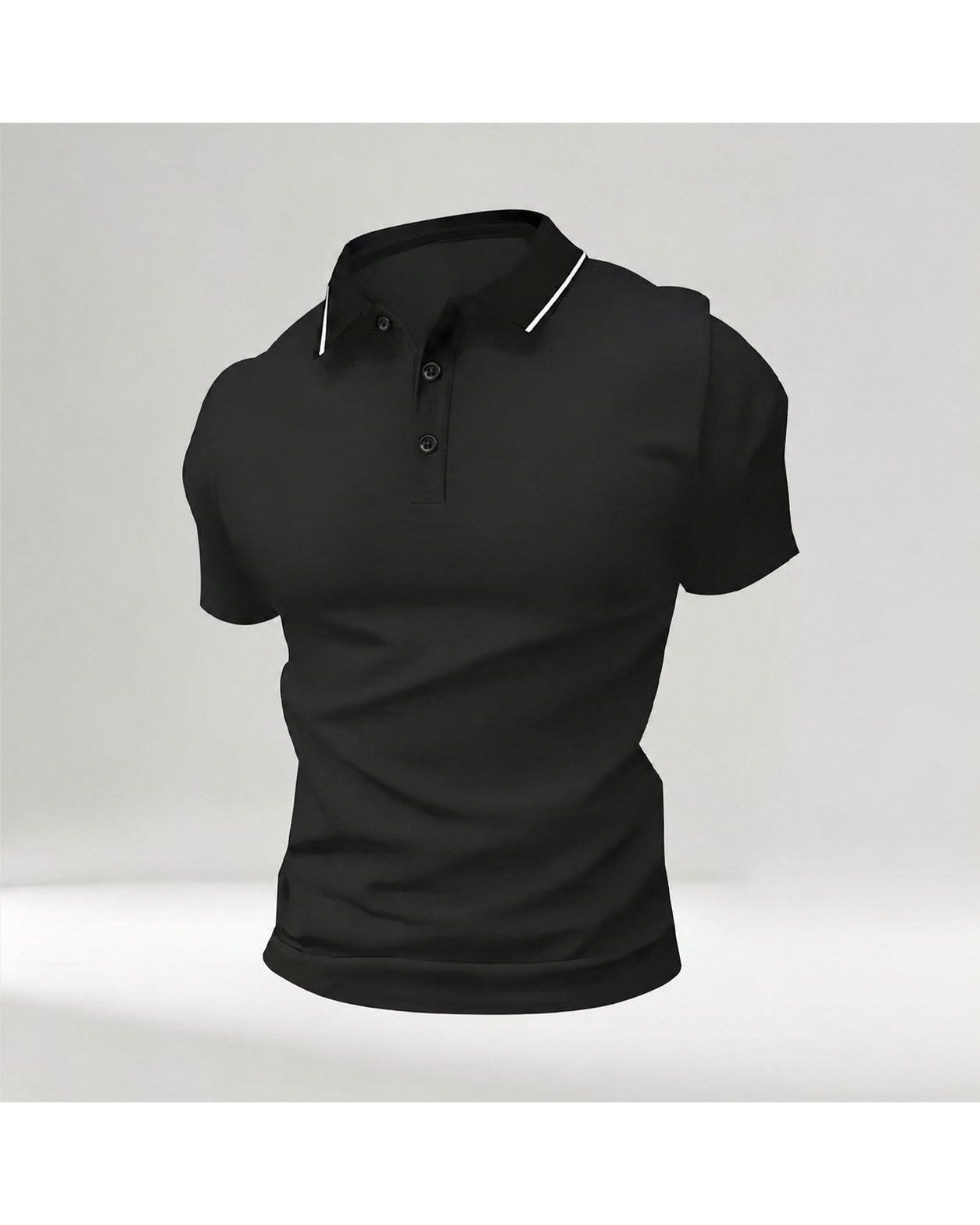 Pomence Men's 5-Pack Polo Shirts. Pomence Polo Shirt, Black