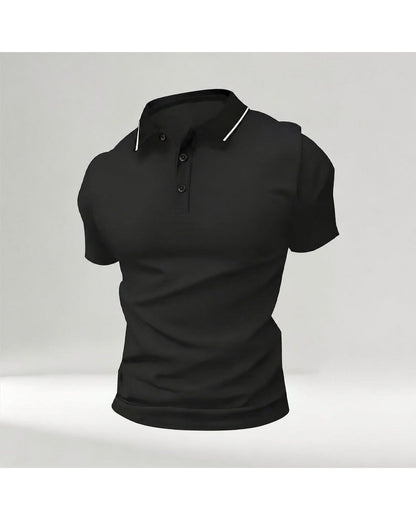 Pomence Men's 5-Pack Polo Shirts. Pomence Polo Shirt, Black