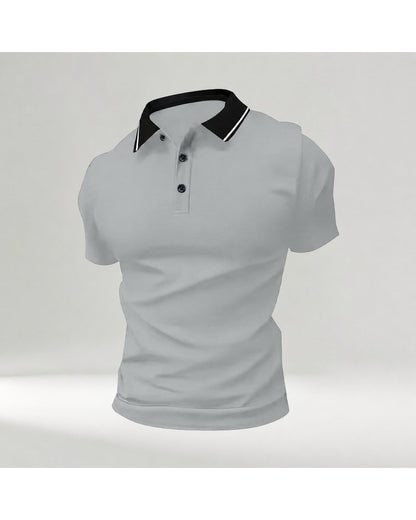 Pomence Men's 5-Pack Polo Shirts. Pomence Polo Shirt, Gray