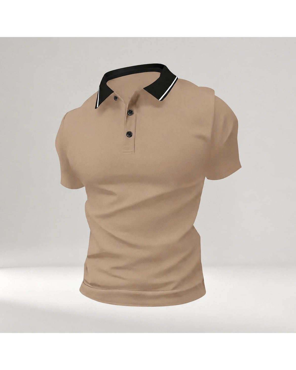 Pomence Men's 5-Pack Polo Shirts. Pomence Polo Shirt, Khaki