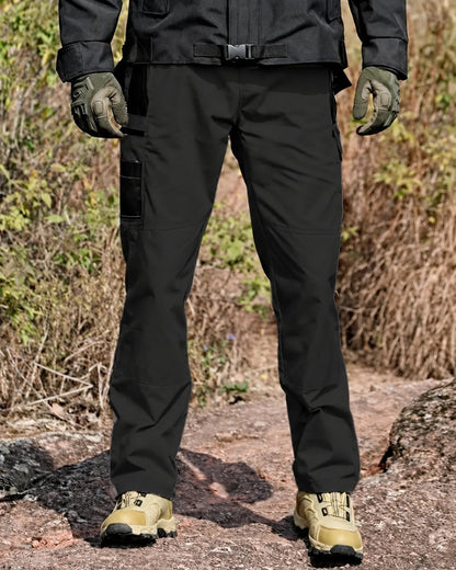 Pomence Men's Tactical Work Pants. Pomence Men's Tactical Work Pants - on body detail
