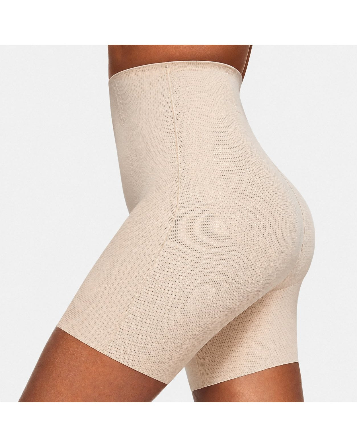 Pomence Women's Tummy Control Shapewear Shorts. Pomence tummy control shapewear shorts, Nude, back detail
