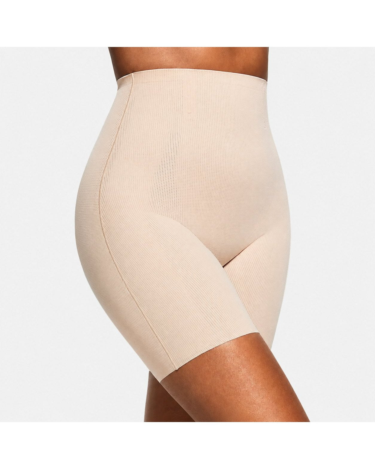 Pomence Women's Tummy Control Shapewear Shorts. Pomence tummy control shapewear shorts, Nude, side detail