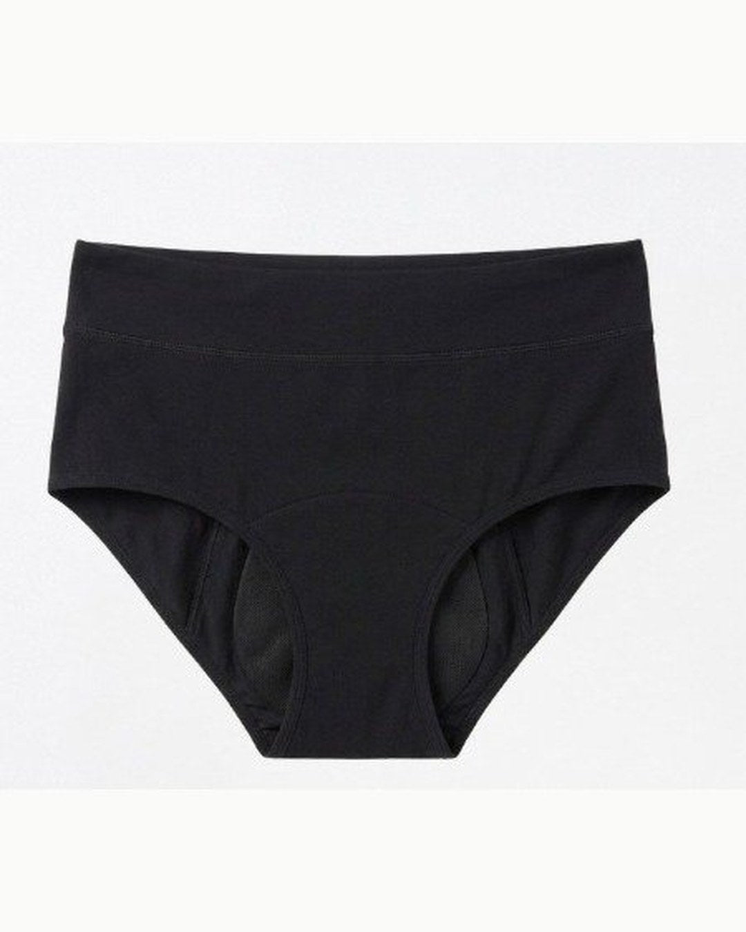 Pomence™ Leakproof Underwear for Bladder Leaks (Buy 1 Get 1 Free). Pomence leakproof underwear for bladder leaks, black high-waist briefs, front view