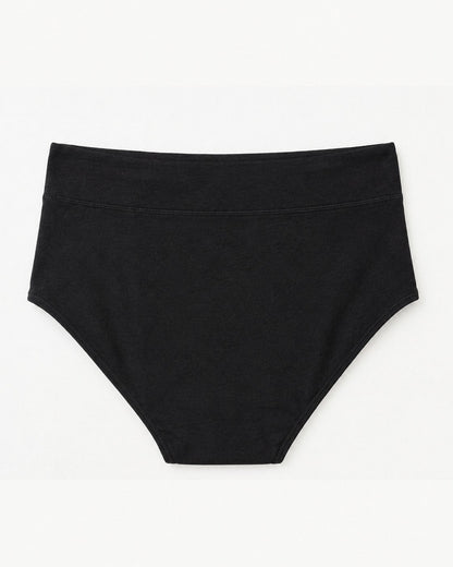 Pomence™ Leakproof Underwear for Bladder Leaks (Buy 1 Get 1 Free). Pomence leakproof underwear for bladder leaks, black high-waist briefs, back view