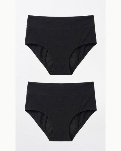 Pomence™ Leakproof Underwear for Bladder Leaks (Buy 1 Get 1 Free). Two pairs of Pomence leakproof underwear side by side, Buy 1 Get 1 Free