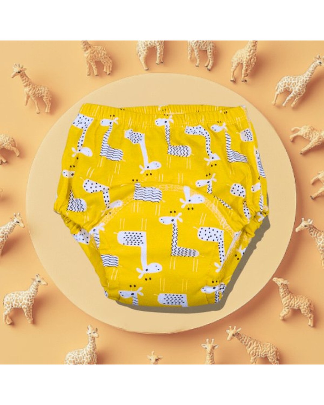 Pomence™ Potty Training Underwear (Buy 1 Get 1 Free). Pomence Potty Training Underwear, Giraffes pattern, flat lay, no person