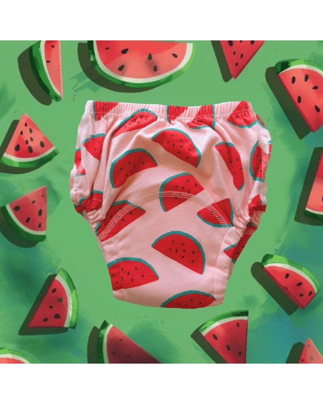 Pomence™ Potty Training Underwear (Buy 1 Get 1 Free). Pomence Potty Training Underwear, Melon pattern, flat lay, no person
