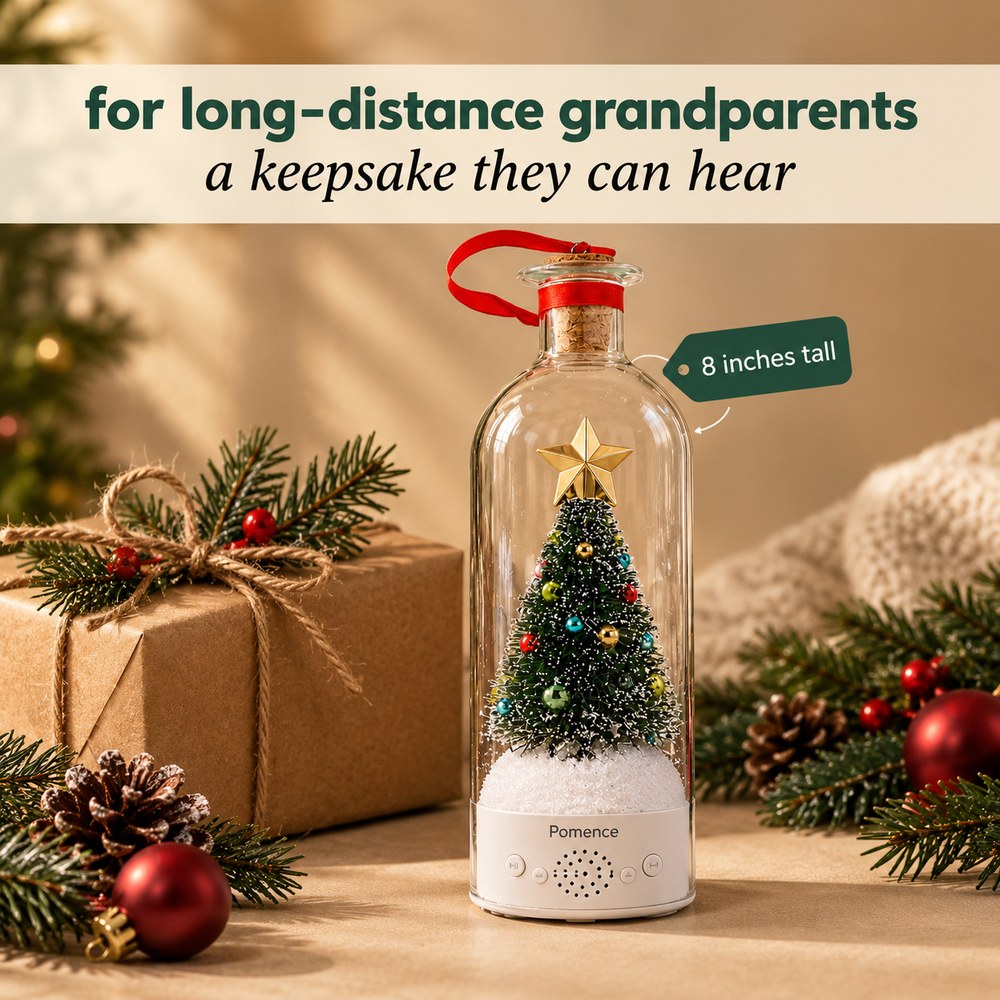 Pomence™ Record-a-Message Christmas Tree — slot5