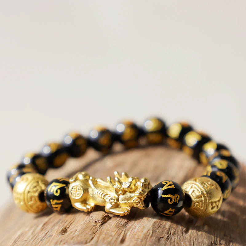 FengShui PiXiu Obsidian Wealth Bracelet VIP