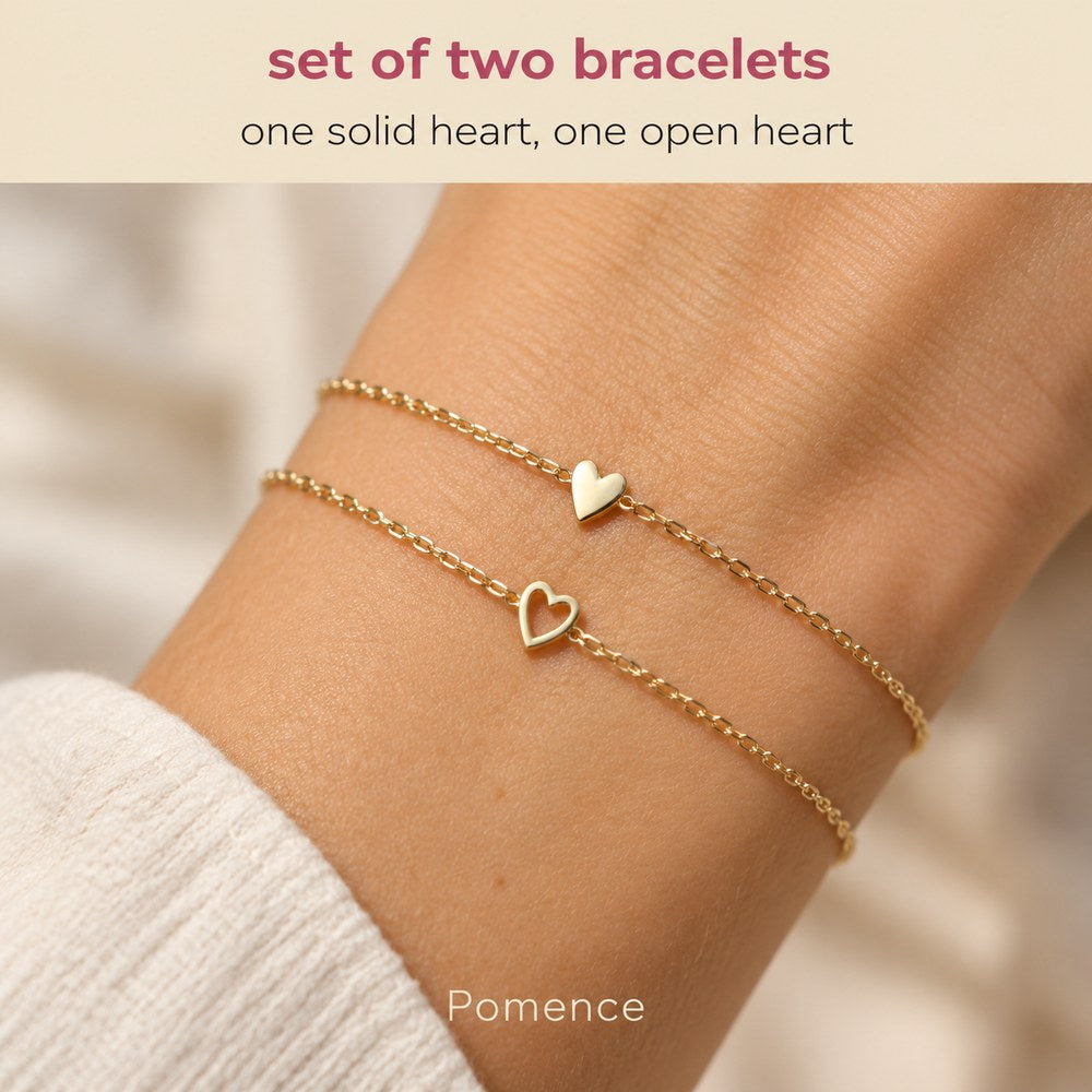 Pomence™ Matching Hearts Bracelet Set — slot4