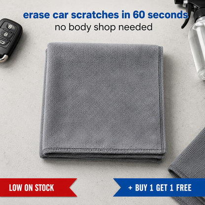 Car Cloth nano scratch remover cloth, erases car scratches in 60 seconds