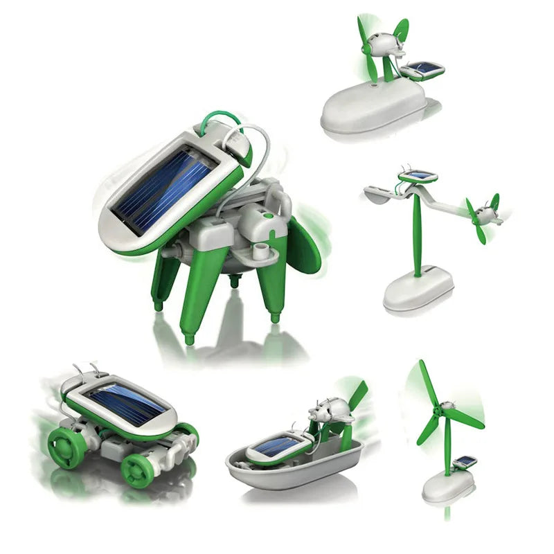 6-in-1 Solar Robot DIY Building Kit for Kids