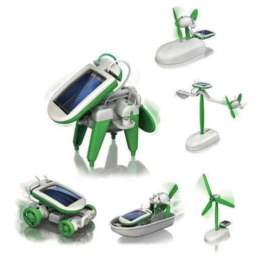 6-in-1 Solar Robot DIY Building Kit for Kids