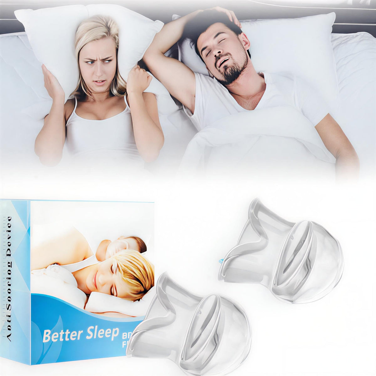 Anti-Snoring Tongue Retainer Mouthpiece