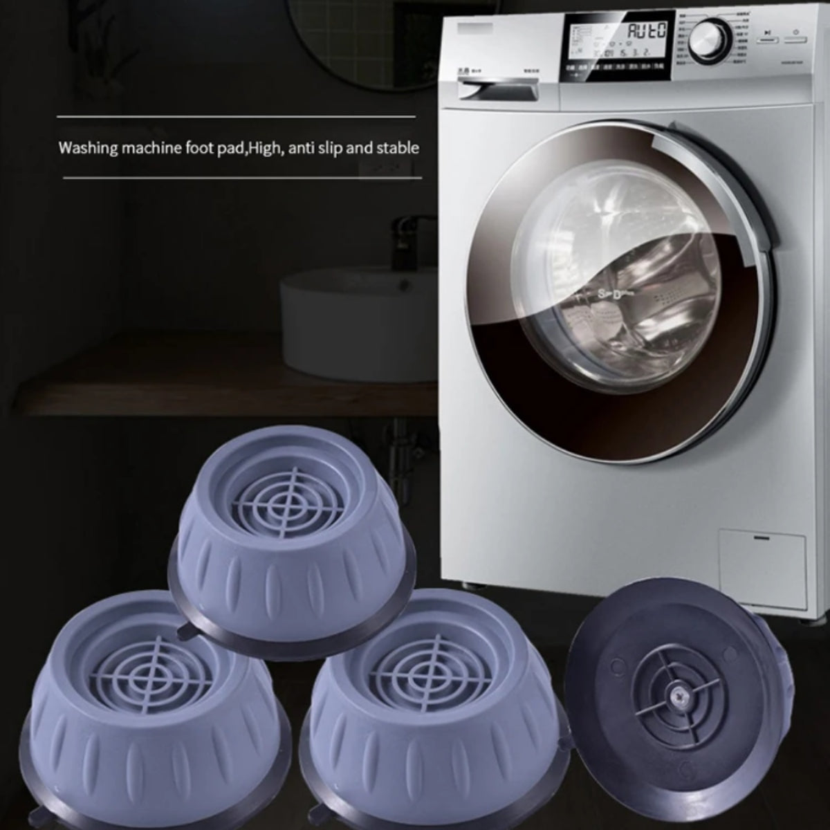 Anti-Vibration Washing Machine Foot Pads