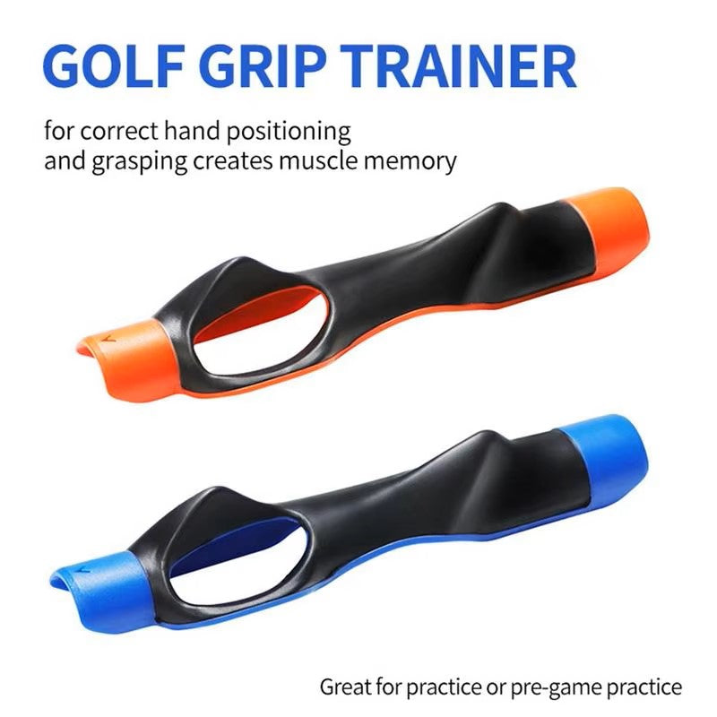 Auxiliary Handle for Golf Grip Training Left-Hand Swing Grip Trainer Anti-Slip Rubber Accessories
