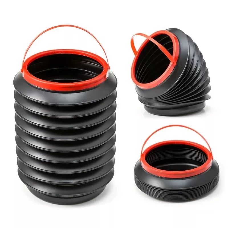 Folding Car Bucket & Trash Can - Waterproof Multifunctional Car Bucket
