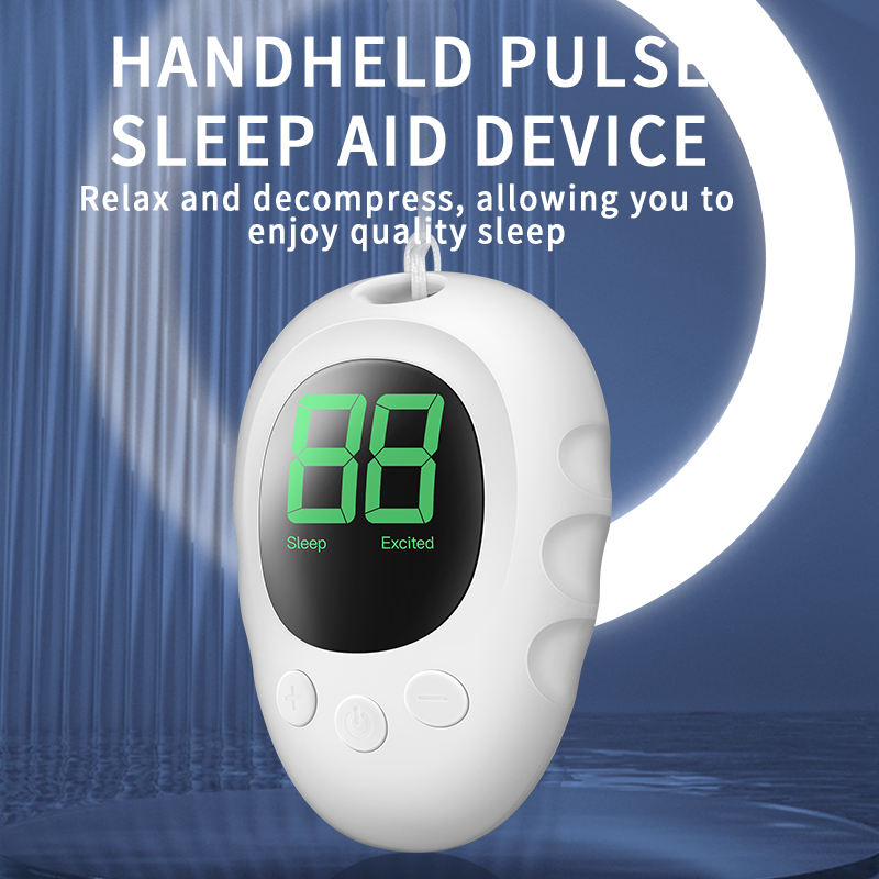 Handheld Pulse Sleep Aid Device, Microcurrent Relaxation Tool for Anxiety & Stress Relief