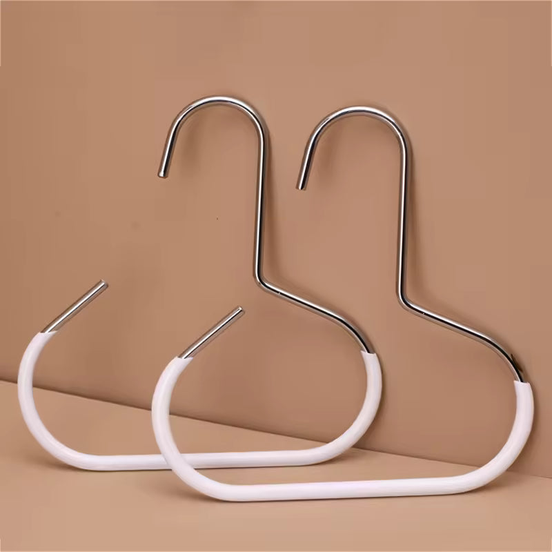 Heavy-Duty Metal Wardrobe Organizer, Multi-Hook Hanging Rack for Scarves, Ties, Belts, and Handbags